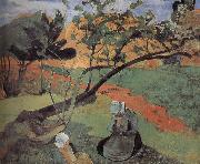 Paul Gauguin Brittany landscape china oil painting artist